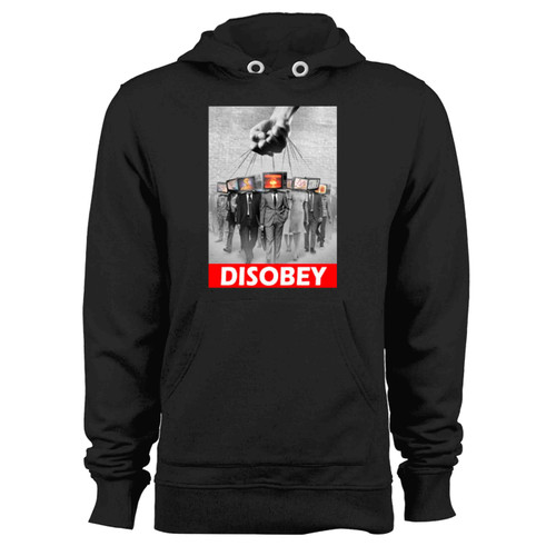 Disobey Tv Heads Slavery Hoodie