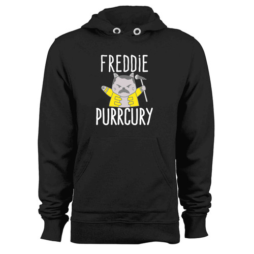 Freddie Mercury Queen Purrcury Music Hoodie