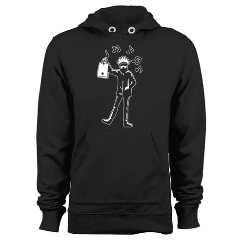 Gojo Saturo Cute Black Hoodie