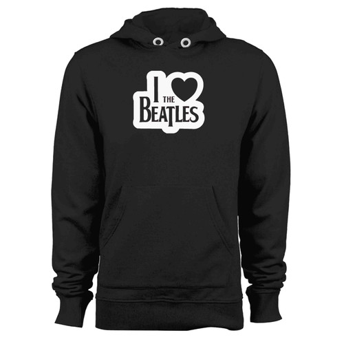 I Love The Beatles Beatles Gifts Rock And Roll Hoodie