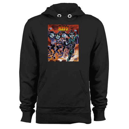 Kiss Destroyer Kitty Cats Music Band Hoodie