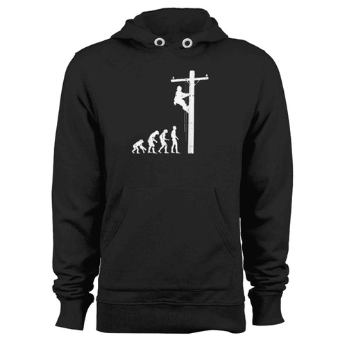 Lineman Evolution Funny Power Electrical Electrician Hoodie