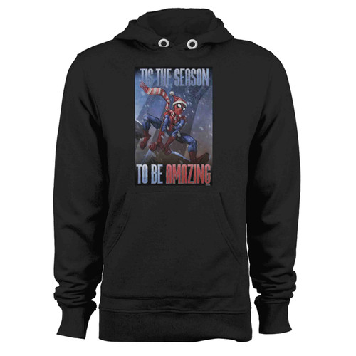 Marvel Spiderman Tis The Season To Be Amazing Hoodie