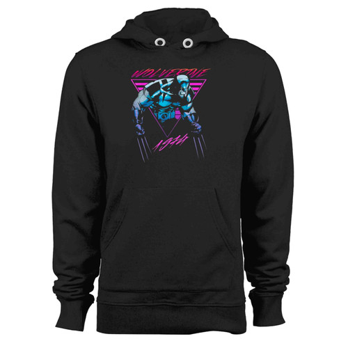 Marvel X Men Wolverine Neon Retro Logan Hoodie