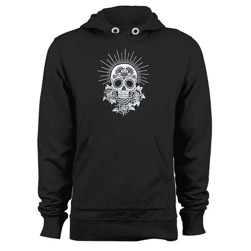 Mexican Sugar Skull Gothic Day Of The Dead Hoodie
