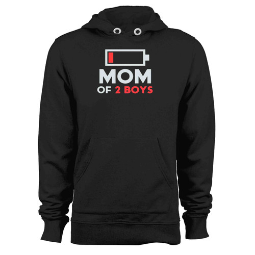 Mom Of 2 Boys Son Mothers Day Birthday Hoodie