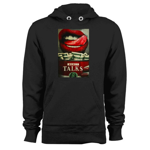 Money Talks Cash Money Red Lips Hoodie