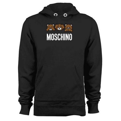 Moschino Bear Icon Logo Hoodie