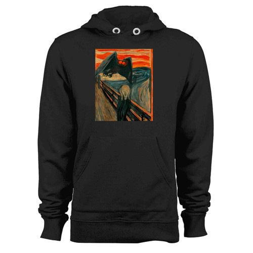 Mothman The Scream Mashup Cryptid Hoodie