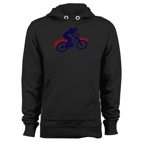 Mtb Enduro Mum Fitted Scoop Hoodie