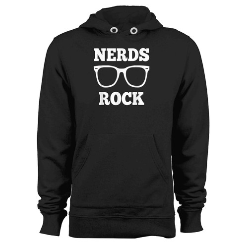 Nerds Rock Gamer Fun Cute Nerd Boy Girl Hoodie