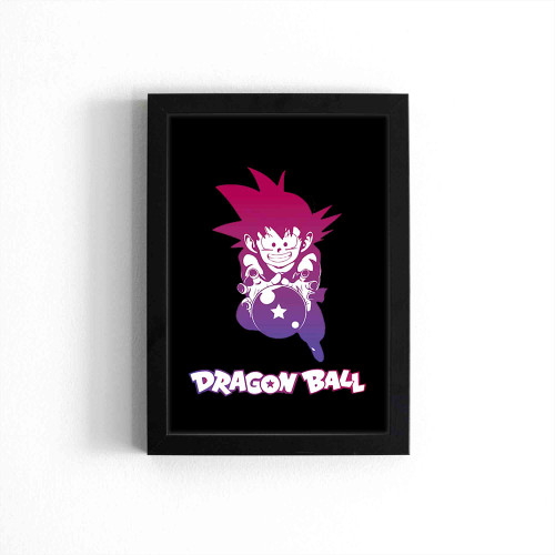 Funny Cute Young Goku Dragon Ball Poster