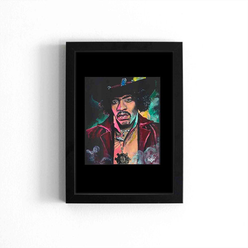 Jimi Hendrix Style Poster