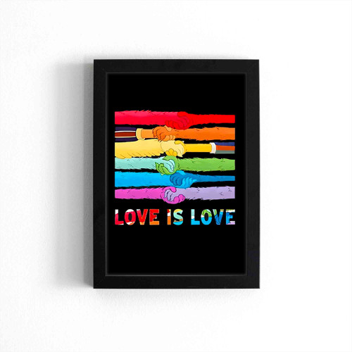 Lgbt Pride Love Is Love The Muppet Sesame Street Gay Poster