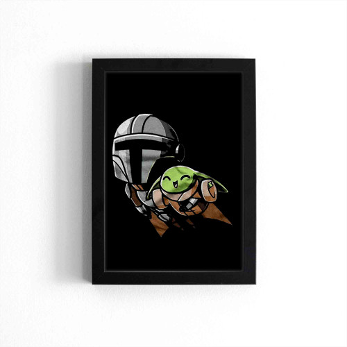 Mandalorian Grogu Star Wars Baby Yoda Poster