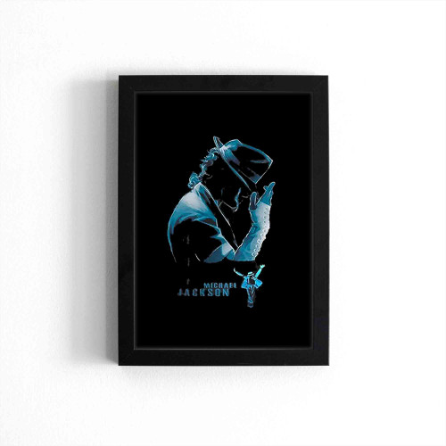 Michael Jackson Shillouette Poster