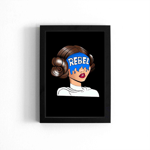 Rebel Princess Cartoon Poster