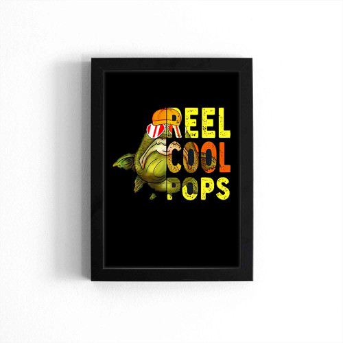 Reel Cool Pops Funny Fishing Poster