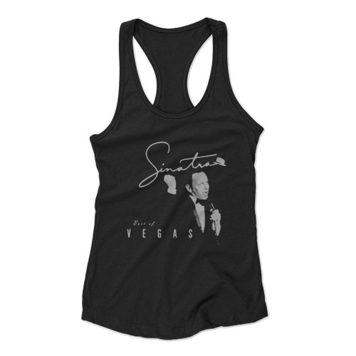 Frank Sinatra Vegas Classic Women Racerback Tank Top