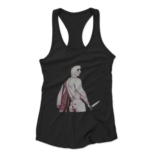 Funny Michael Myers Friday The 13Th Women Racerback Tank Top