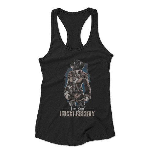 Im Your Huckleberry Women Racerback Tank Top