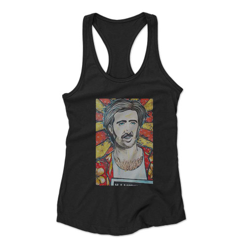 Nicolas Cage Raising Arizona Women Racerback Tank Top