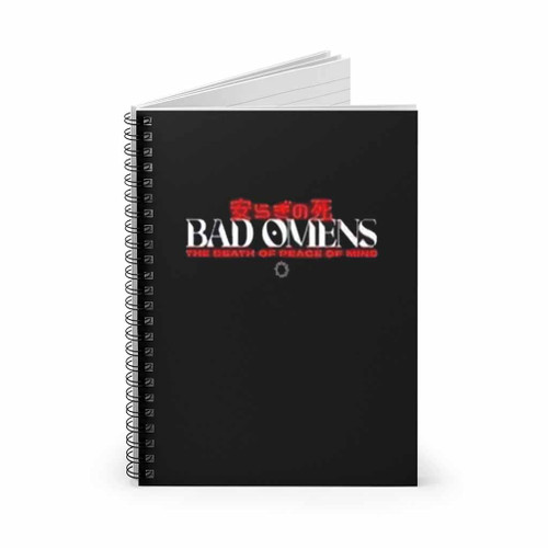 Bad Omen Tour Spiral Notebook