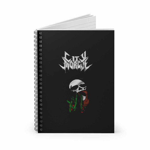 City Morgue Zillakami Skull Spiral Notebook