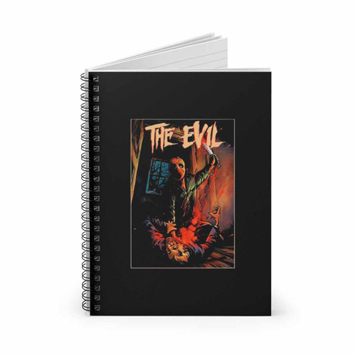 Jason Voorhees The Evil Friday The 13Th Spiral Notebook