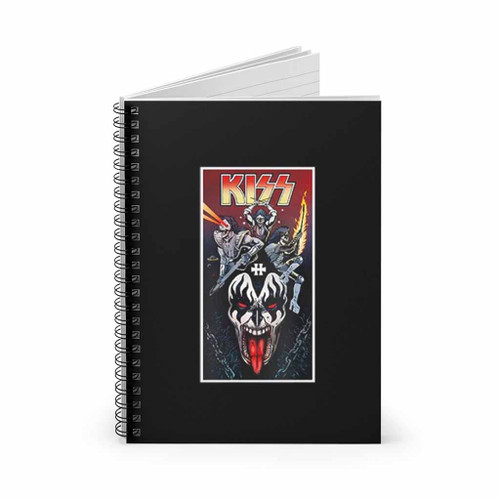 Kiss End Of The Road 50Th Anniversary Spiral Notebook