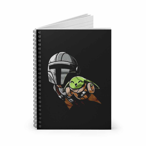 Mandalorian Grogu Star Wars Baby Yoda Spiral Notebook