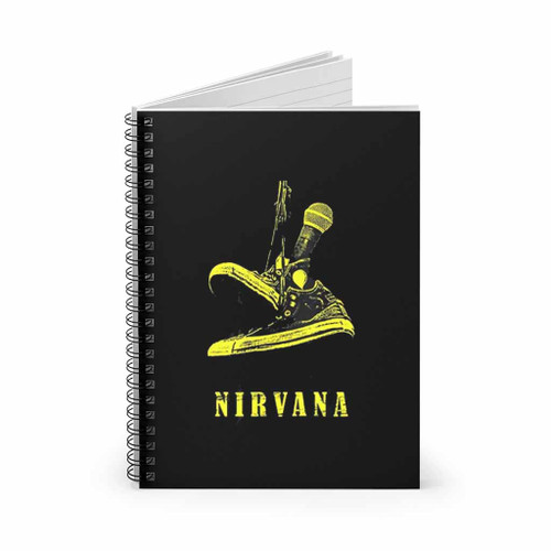 Nirvana Kurt Cobain Music Rock Spiral Notebook