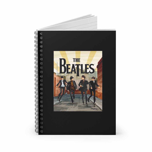 Retro The Beatles Spiral Notebook