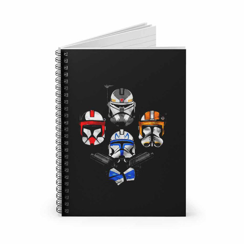 Star Wars Clone Commanders Spiral Notebook