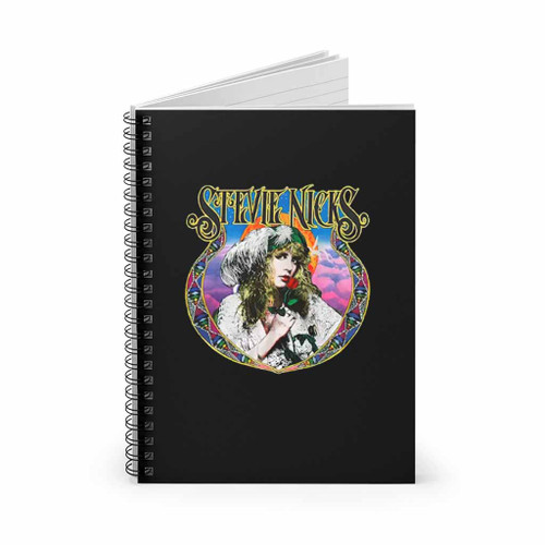 Stevie Nicks Vintage Fleetwood Mac Rock Band Spiral Notebook