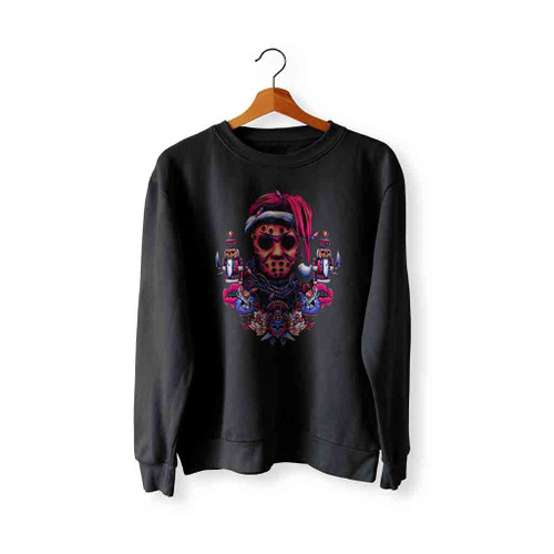 Jason Voorhees In Holiday Friday The 13Th Sweatshirt Sweater