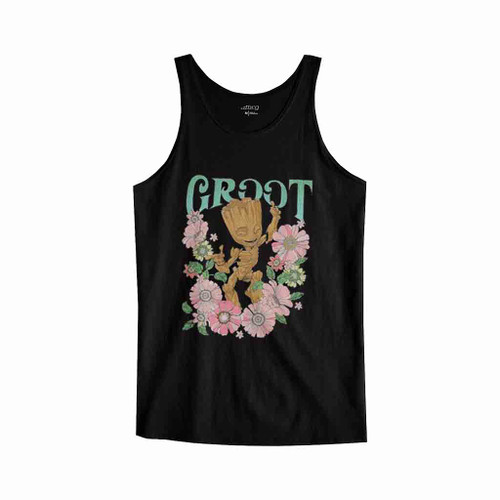 Groot Floral Dance Guardians Of The Galaxy Tank Top