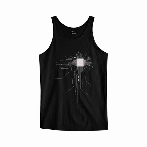 Nerd Gamer Cpu Tank Top