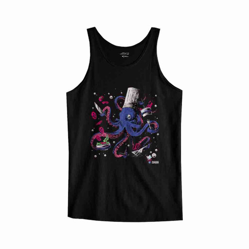 Octopus Kitchen Chef Humor Tank Top