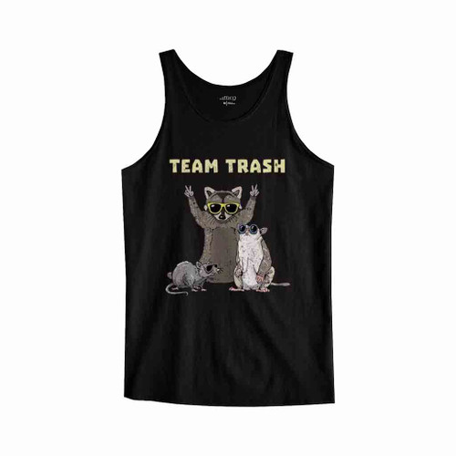 Team Trash Opossum Raccoon Rat Funny Animals Garbage Gang Tank Top