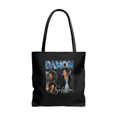 Damon Salvatore The Vampire Diaries Ian Somerhalder Tote Bags