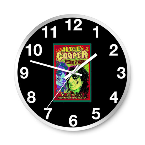 Alice Cooper 60 Year Anniversary Wall Clocks