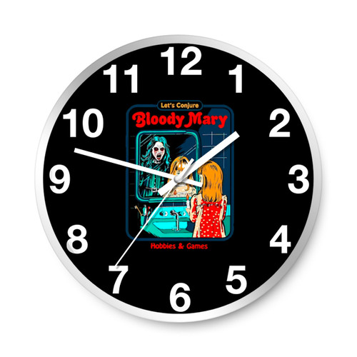 Bloody Mary Horror Movie Gift Halloween Wall Clocks