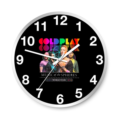 Coldplay World Tour Music Of The Spheres Wall Clocks