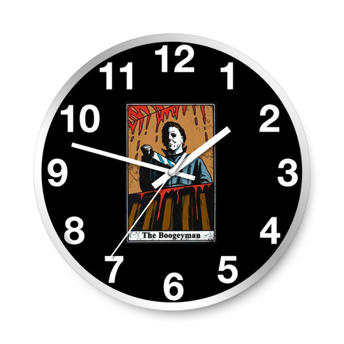 Michael Myers The Boogeyman Tarot Friday The 13Th Wall Clocks