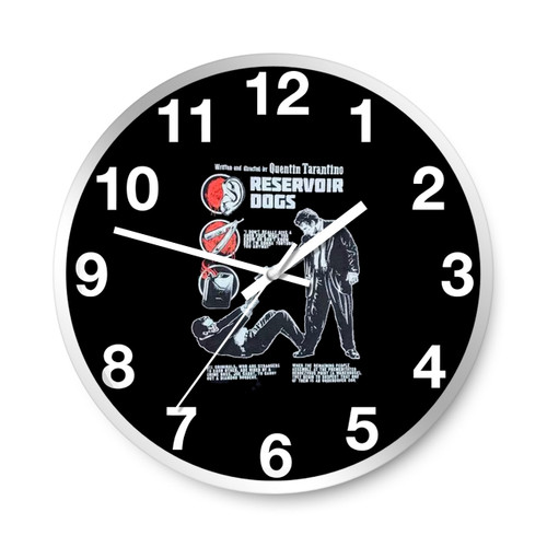 Reservoir Dogs Crime Movie Retro 1992 Wall Clocks