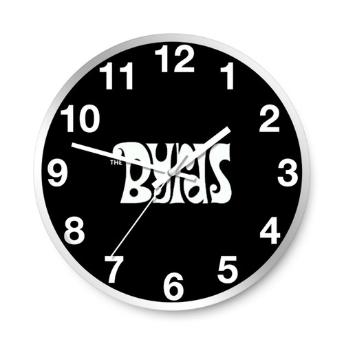 The Byrds Rock Band Legend Logo Wall Clocks
