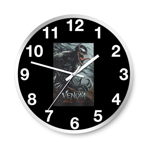 Venom Symbiote Alien Superhero Marvel Comic Wall Clocks