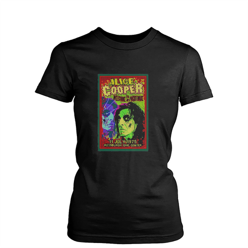 Alice Cooper 60 Year Anniversary Womens T-Shirt Tee