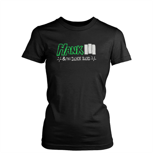 Limited Hank Williams The 3Rd Hellbilly And The Damn Band Womens T-Shirt Tee